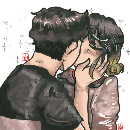 Photobooth kisses